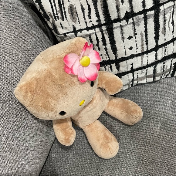 BUILD A BEAR | HELLO KITTY tropical sunkissed tan w/original bow - 07’ release - Picture 2 of 16